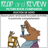 Doctor De Soto Speech Therapy Book Companion for 1st - 6th Grade