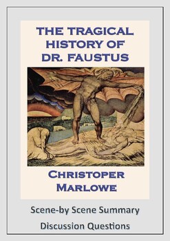 Preview of Doctor Faustus / By Christopher Marlowe / Study Guide, Summary and Questions