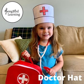Preview of Doctor / Nurse Hat | Dress up | Dramatic Play | Community Helpers