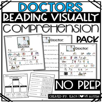 Preview of Doctor Reading Comprehension Passages and Worksheets