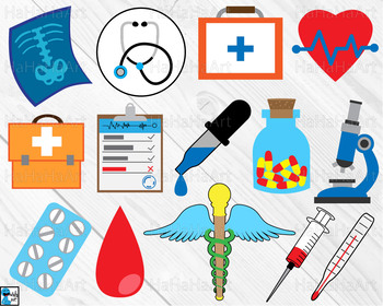 Preview of Doctor And Medical Designs - Cutting Files and Clip Art Digital Files cod1c