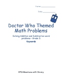 Doctor Who Inspired Math - Grade 3 Keywords Word Problems 