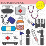 Doctor's Office Clip Art by PGP Graphics *b&w images included