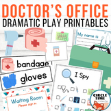 Doctor's Office Dramatic Play Printable Activities, Preten