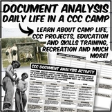 Document Analysis Activity- Daily Life in a CCC Camp