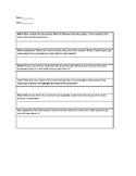 Document Analysis Worksheet MLA or APA