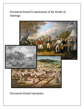 Preview of Document Based Examination of the Battle of Saratoga. DBQ