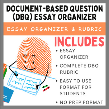 Preview of Document Based Question (DBQ): Essay Outline & Rubric