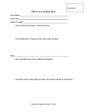 Document Based Question Support Sheets