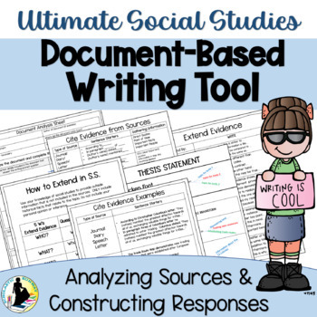 Preview of Document-Based Question Writing Sentence Starters (DBQ) Social Studies