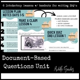 Document Based Questions Middle Grades Introductory Unit -