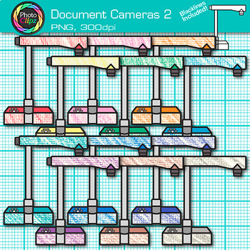 Preview of Document Camera Clipart Images: Classroom Technology Clip Art Transparent PNG
