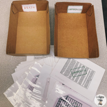 Document Filing Work Task Box Activity