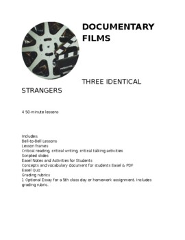 Preview of Documentary Film Study - Three Identical Strangers