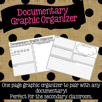 Preview of Documentary Graphic Organizer