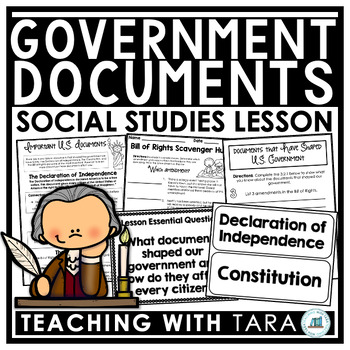 Preview of U.S. Government Documents | Social Studies Lesson