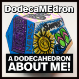 DodecaMEdron - First Day of School All About Me Activity -