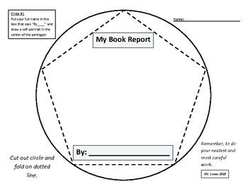 Dodecahedron Fiction Book Report Project Tpt