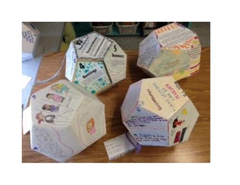 Preview of Dodecahedron Globe Math and Reading Project