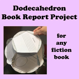Dodecahedron fiction book report project (print & go)