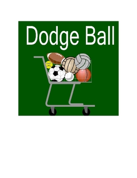 Preview of Dodgeball Cause and Effect Game