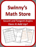 Does It Add Up: Angles formed by Secants and Tangents