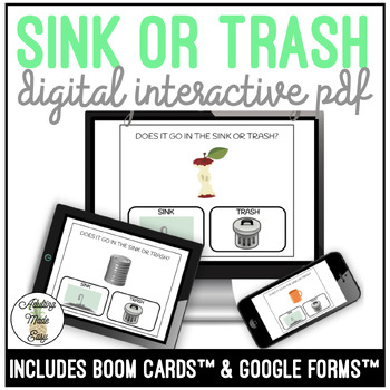 Preview of Does It Go In The Sink Or Trash? Digital Activity