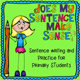 Sentence Writing and Practice for Primary Students