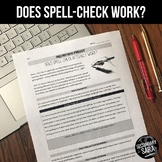 Does Spell-Check Really Work? Inquiry Research Project for ELA