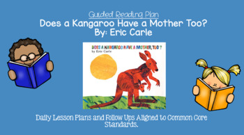 Preview of Does a Kangaroo Have a Mother Too? (Level F) Guided Reading Plan
