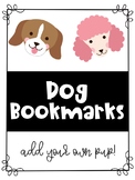 Dog Bookmark Student Gift