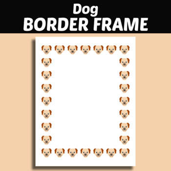 Dog - Border Frame - Printable by structureofdreams | TpT