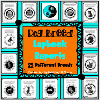 Preview of Distance Learning - Dog Breed-Themed Lapbook