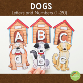 Dog Breeds Letters and Number Cards