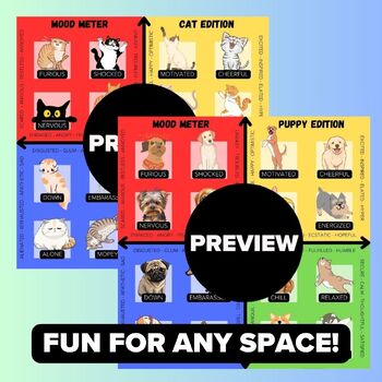 Preview of Dog & Cat Mood Meter Collection