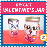 DIY Valentine's Dog and Cat Gift Jar