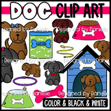 Dog Clip Art! Dogs, Dog house, leash, food bowl, water bow