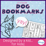Dog Color-In Bookmark Set Printable