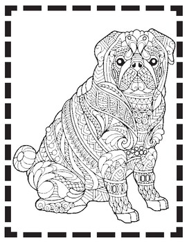 Dog Coloring Pages by New Generation Castle | TPT