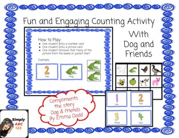 Preview of Dog Counts to 5 or 10 - Counting Activity