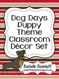 Dog Days Puppy Theme Classroom Decor Set