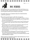 Dog Designs - Reading Comprehension & Persuasive Writing Activity