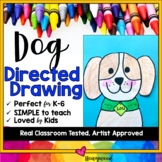 Dog Directed Drawing . Awesome Art Project for ANY time of year 