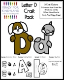 Dog, Dolphin: Letter D Alphabet Craft, Hat - Beginning Sou
