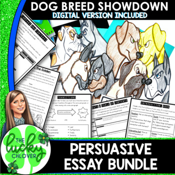 Preview of Dog Breed Opinion Writing and Graphic Organizers with Reading Passages BUNDLE