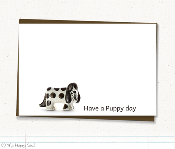 Preview of Dog Lover Note Cards, Funny Stationary, 4X6 Note Card. Printable