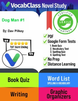 Preview of Dog Man #1 Novel Study Guide | PDF | Lexile | Google Forms