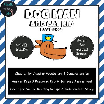 Preview of Dog Man and Cat Kid - Guided Reading, Novel Guide