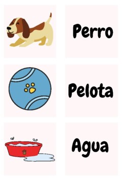 Dog Memory by Ms Corinne's Spanish Lessons | TPT