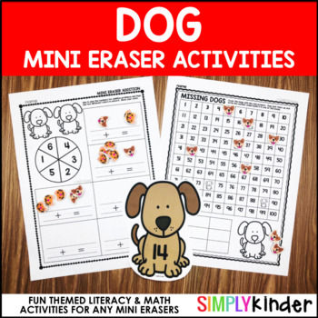 Preview of Dog Mini Eraser Activities